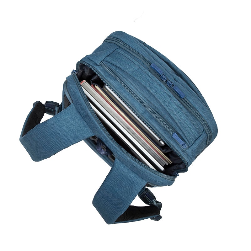 Rucsac laptop Rivacase 8365, USB port, 17.3", Albastru