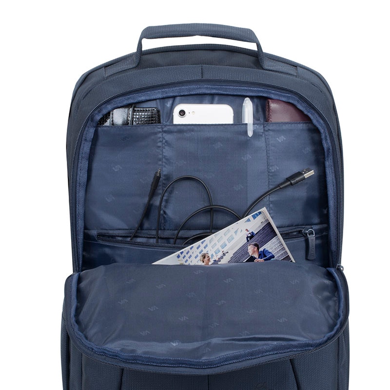 Rucsac laptop Rivacase 8460 bulker, 17.3", Albastru