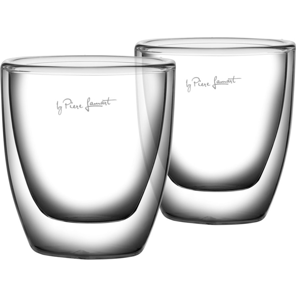 Set 2 pahare Lamart, sticla termorezistenta, 80 ml