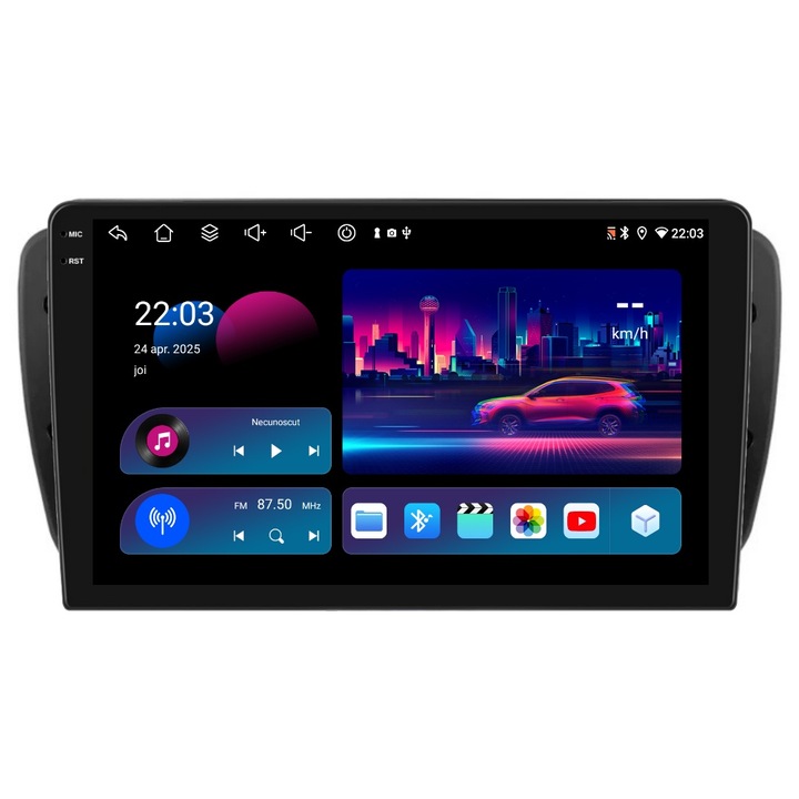 Navigatie PilotOn Seat Ibiza 6J 2009-2013 9 inch 4GB 64GB 8 CORE