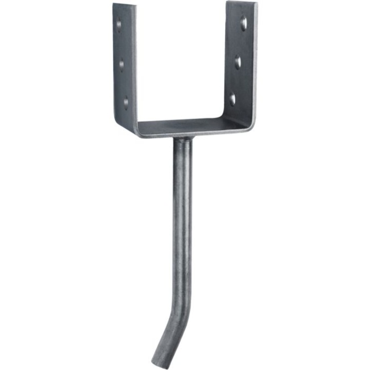 Papuc reazam pentru stalp in U 71x60x100x4 mm, Inox A2