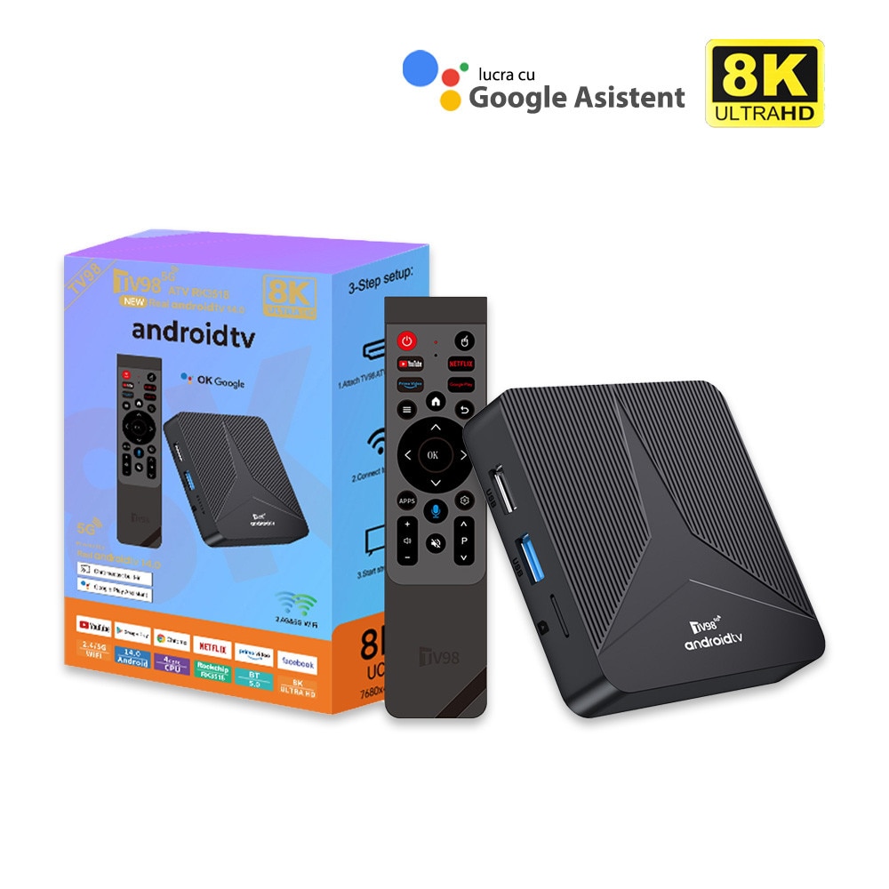 Player Google Chromecast 4.0 Smart TV, 4K, alb, 61x13x162mm - eMAG.ro
