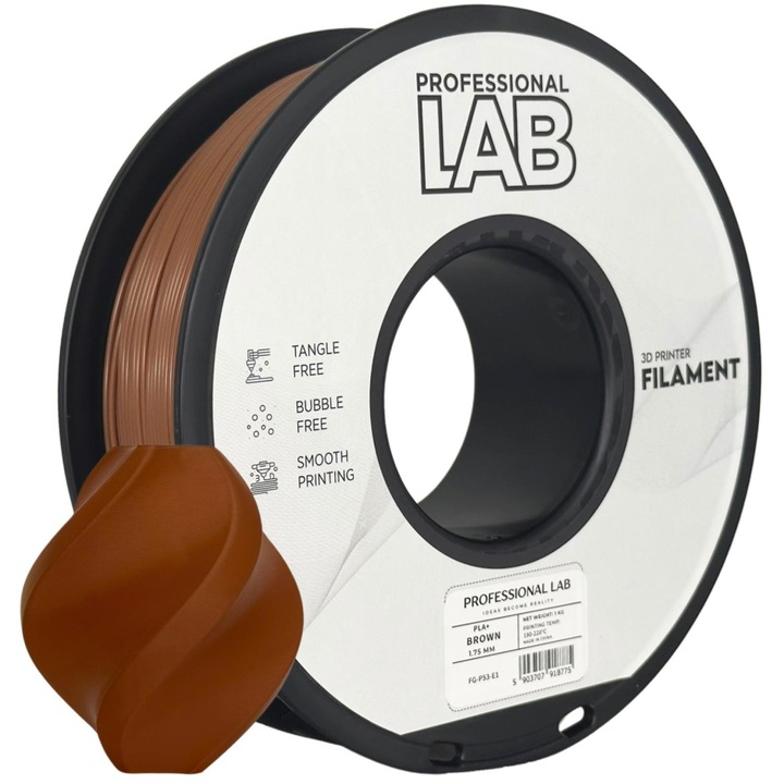 Filament Profesional LAB PLA + Barna 1.75 mm 1 kg