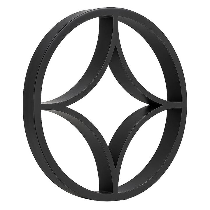 Matrita pavaj din beton NEXTLY, forma reutilizabila pentru turnat ciment pentru gradina/alei/trotuare, plastic durabil, 39x39x3.8cm, 21-15 negru