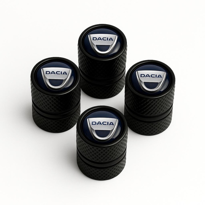 Capace Ventil Dacia Clasic – Set 4 Bucati, Negru Mat, Accesorii Universale
