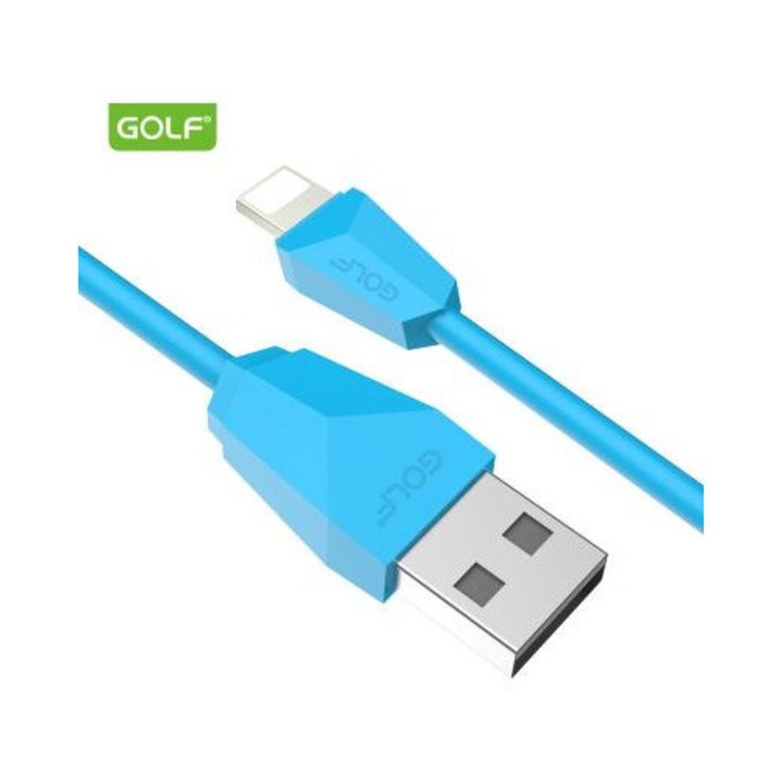 Cablu USB Golf, Diamond Sync, 1m, albastru