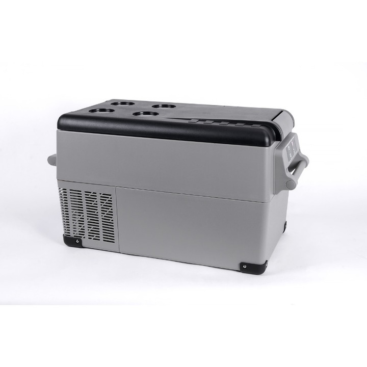 Frigider auto portabil VigoCool 35L, compresor, 12/24/230V, Bluetooth, cu doua compartimente