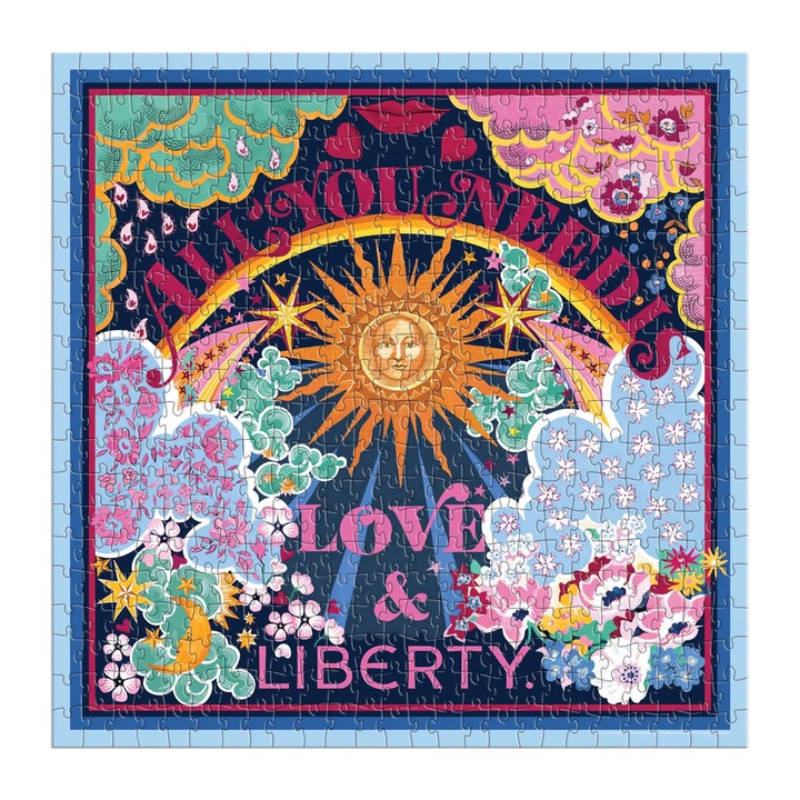 Galison - Liberty All You Need is Love 500 db-os könyv dobozos Puzzle