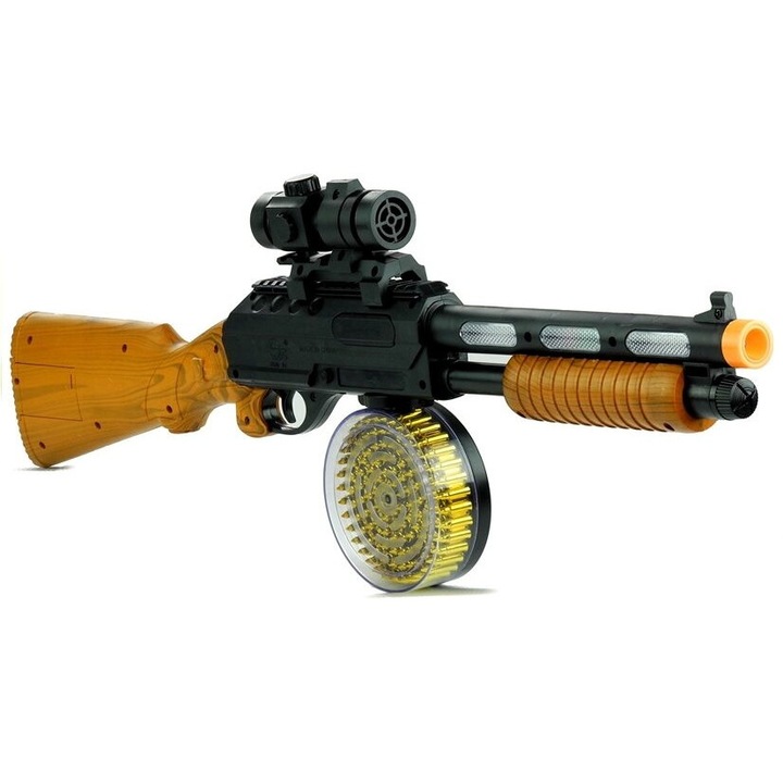 Pusca jucărie LEAN TOYS, pușcă AK 868-1, lungime 60 cm