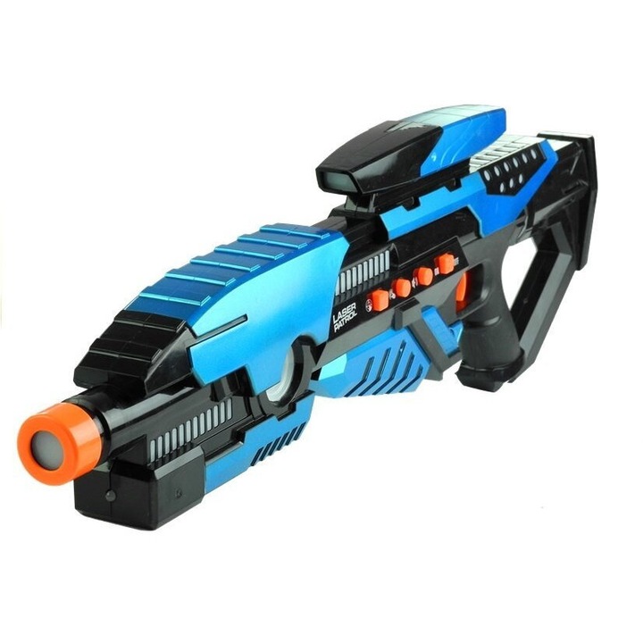 Пистолет LEAN TOYS, 5 цвята, LED светлина, звук