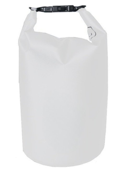 Чанта Ocean Pack, 100% водоустойчива, защита от вода, пясък и прах, бяла, 2 л