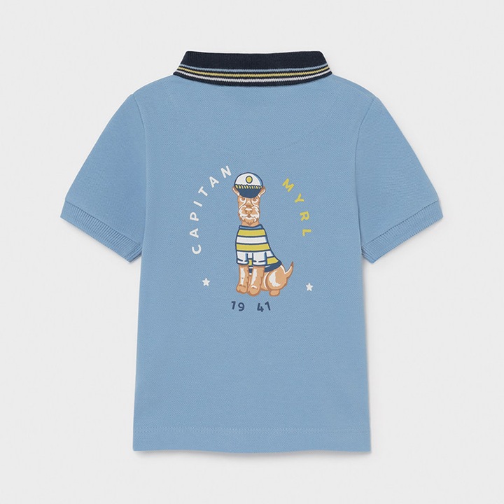 Tricou polo pentru baieti, 6 luni, 68 cm