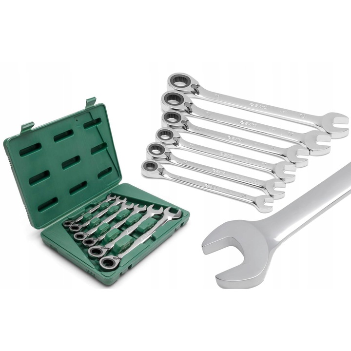 Set 6 chei cu clichet, Sata, 10x19mm, unghi de 15 grade