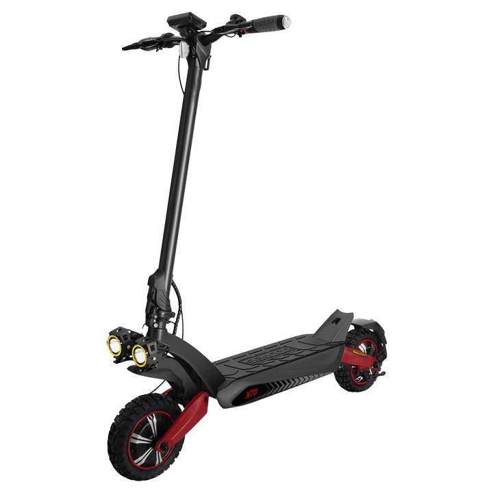 Sencor Scooter X70 Elektromos roller 1000W motor, Max sebesség 40 km/h, Max távolság 65 km, Terhelhetőség 120 kg, Fekete