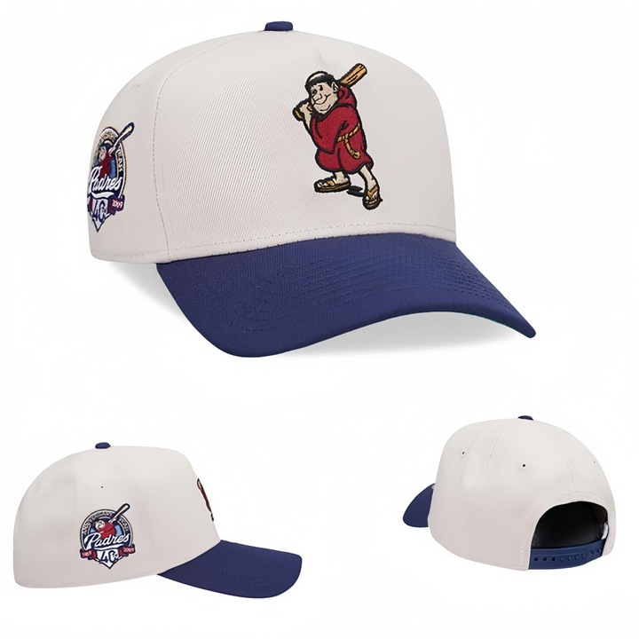 Sapca baseball unisex, Tyrael-SEA, ajustabila, din bumbac, 52x64cm, cu modele brodate