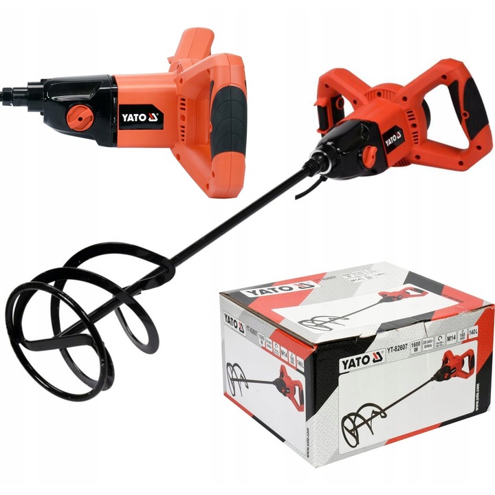 Amestecator electric Yato 1600W, 2 viteze, 160mm, 220-240V, 6.5kg