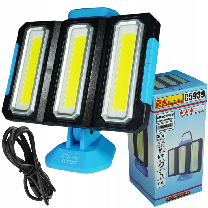 Lampa, Richmann, LED, 21W, 195x90x90mm