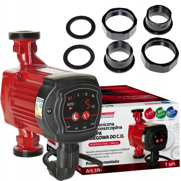 Pompa de circulatie, electronica, Diamond, 22W, 230V, set complet