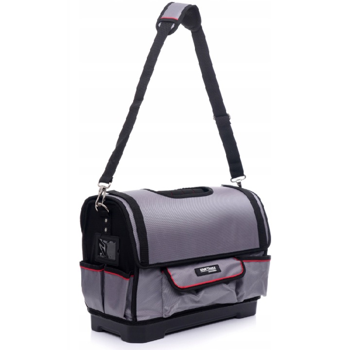 Geanta organizatoare scule, Kraft&Dele KD2038, metalica, maner din spuma, 45x18cm