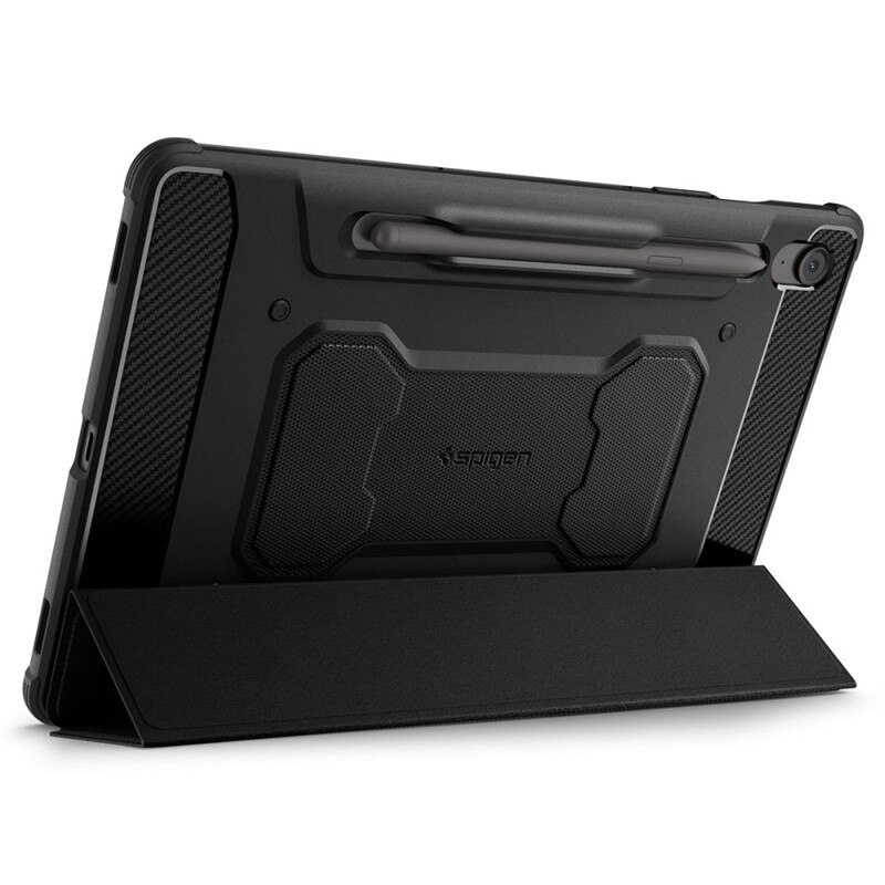 Etui Spigen Rugged Armor Pro pentru tablete, TPU, colturi intarite, negru, 13.1"