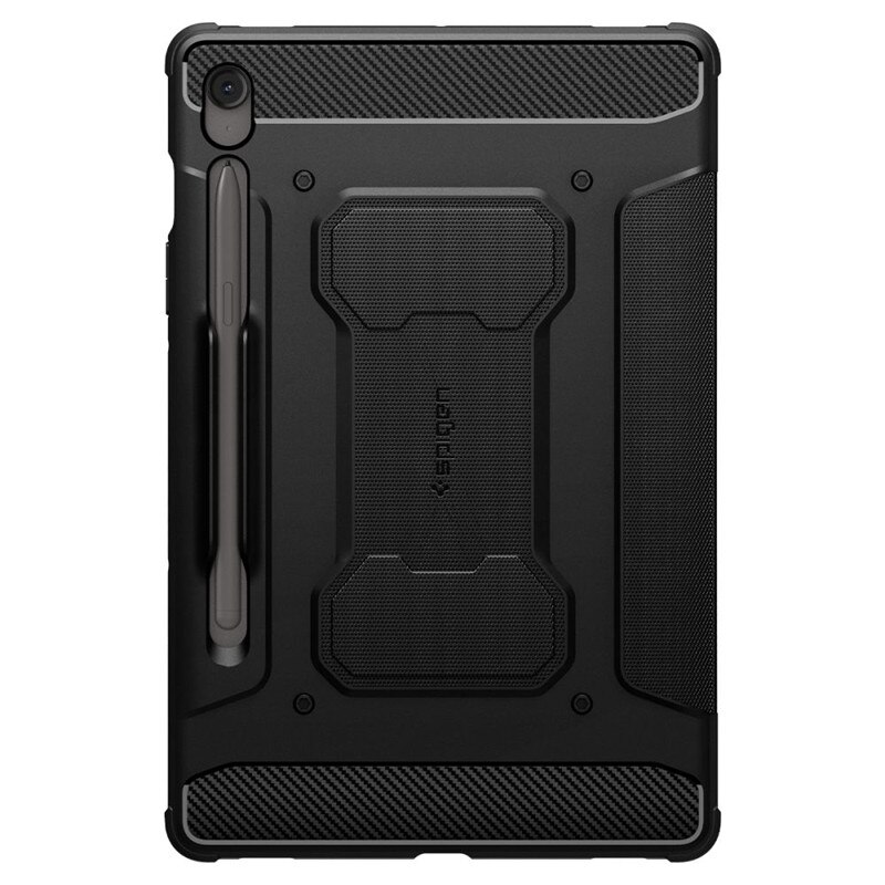 Etui Spigen Rugged Armor Pro pentru tablete, TPU, colturi intarite, negru, 13.1"