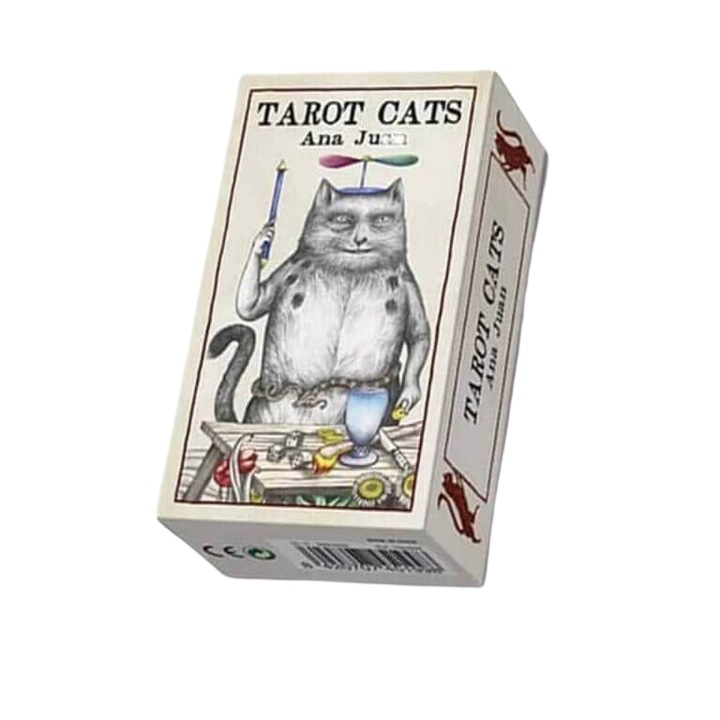 Pachet carti midi, Tarot Cats, Fournier, Ana Juan, 2024, 10.3 x 6.2 cm