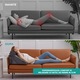 Set 3 Perne Ortopedice Elindor® Memory Foam Pillow pentru Gat, Suport Cervical Ergonomic, Perna Spuma cu Memorie Anatomica cu Gel Racoritor, Ajuta la Spondiloza Cervicala, Post-Operator, Anti-Reflux, Antisforait, Antirid, 56-31 cm, Alb