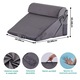 Set 3 Perne Ortopedice Elindor® Memory Foam Pillow pentru Gat, Suport Cervical Ergonomic, Perna Spuma cu Memorie Anatomica cu Gel Racoritor, Ajuta la Spondiloza Cervicala, Post-Operator, Anti-Reflux, Antisforait, Antirid, 56-31 cm, Alb