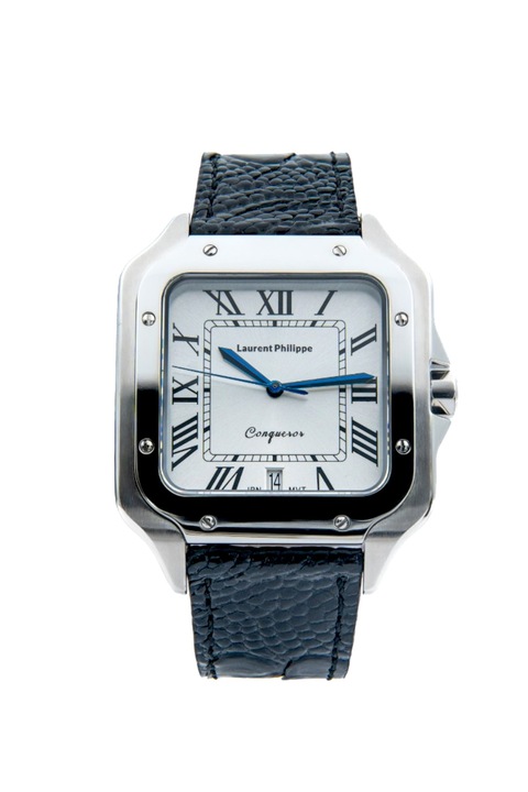 Ceas pentru barbati, Laurent Philippe, Conqueror Koh-I-Noor - Noir Suprême, 38mm x 27, 5mm, Silver