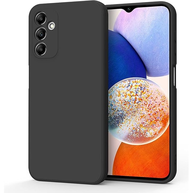 Husa pentru Samsung Galaxy S24FE, silicon lichid, Calitate Premium, Interior din Microfibra, Protectie Sporita, Antisoc, Negru