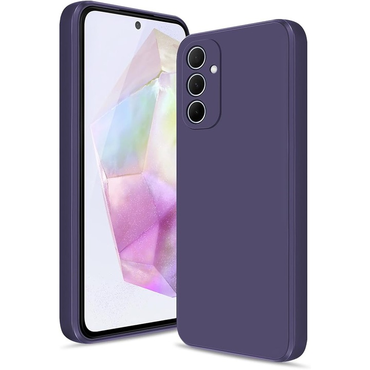 Кейс за Samsung Galaxy A05s, силиконов, лилав