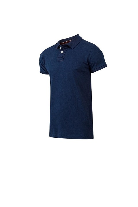 Piké pólóing, Superstar, 100% pamut, férfi, sötétkék, Tengerészkék