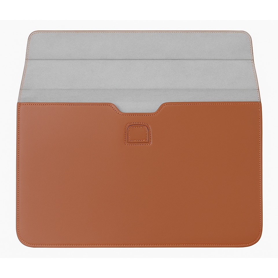 Husa Laptop Slim Levart Classic 13–14 inch, subtire, eleganta, piele vegana, fara fermoar, compatibila MacBook / Ultrabook