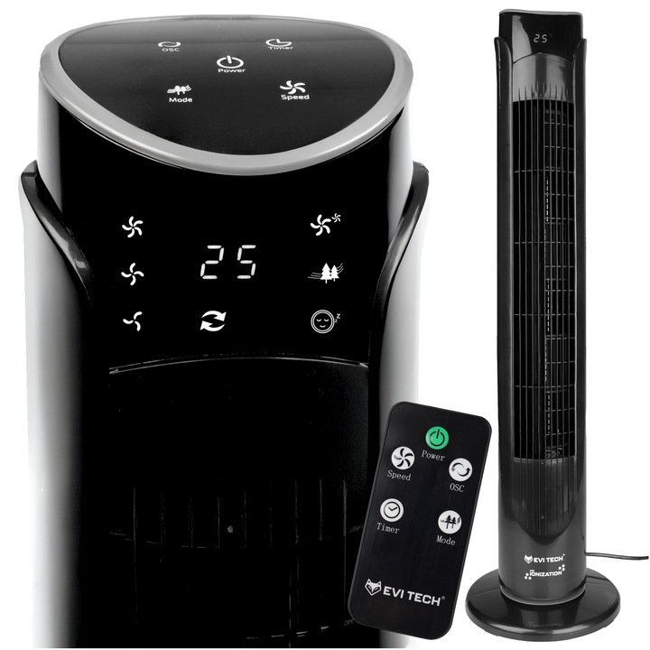 Ventilator coloana evi breezetower 32" ventilator de podea cu ionizare