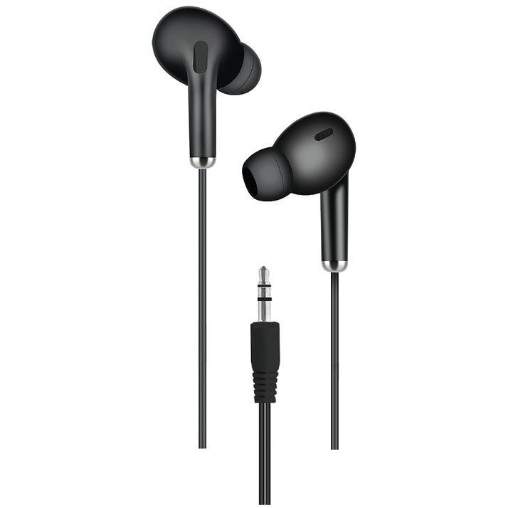 Căști In Ear 2GO, Jack, pentru adulți, culoare negru