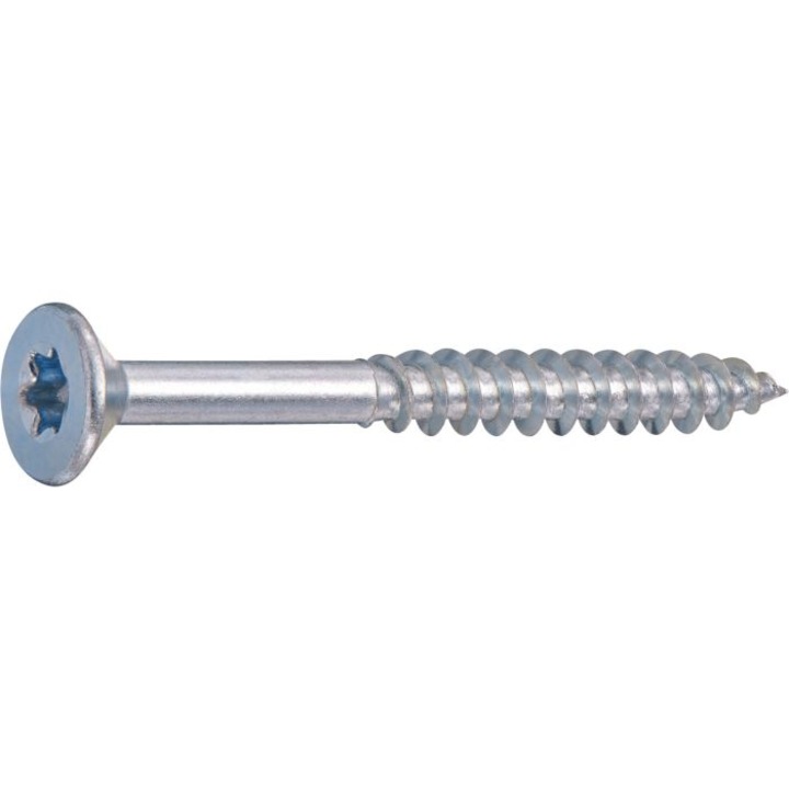 Surub autofiletant pentru lemn, cap inecat, 4x40 mm, 650 Buc