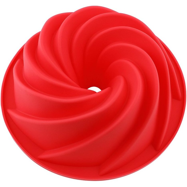 Szilikon süteményforma, spirál alakú, nem mérgező, 23.7x8.2cm