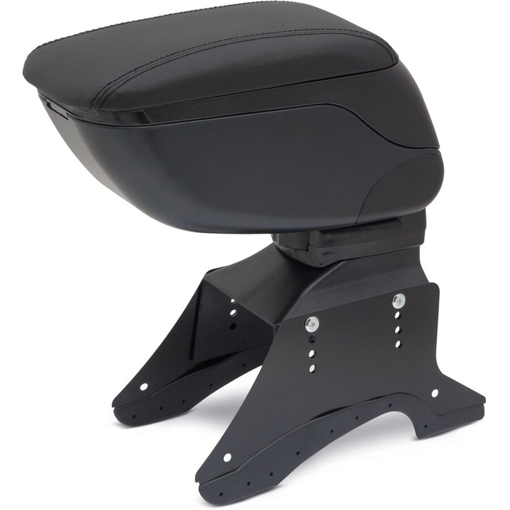 Cotiera universala auto cu compartiment de depozitare - negru