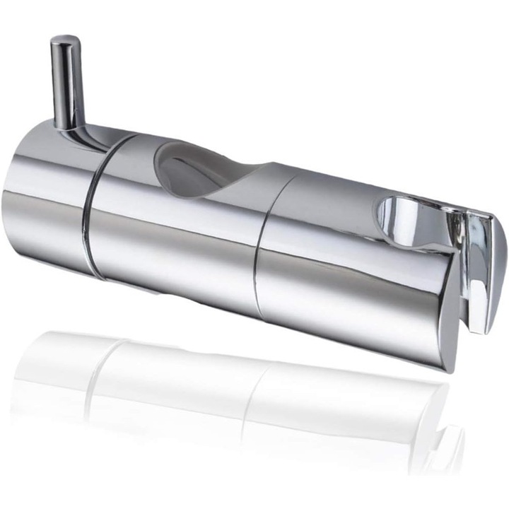 Suport pentru dus, reglabil, cromat, design anti-alunecare, 360 grade rotatie, dimensiune 25mm