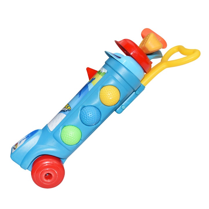 Set jucarii golf pentru copii, activitate parinte-copil, interior-exterior, multicolor