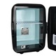 Mini frigider auto portabil cosmetice cu capacitate 4L KESNUP, conectare la bricheta, functie 2-in-1 de racire (-18°C - 22 °C grade) si incalzire (55°C - 65°C grade), alimentare 220V / 12V, putere 30W, zgomot redus, dimensiune 23.5 x 17.5 x 25 cm, Negru