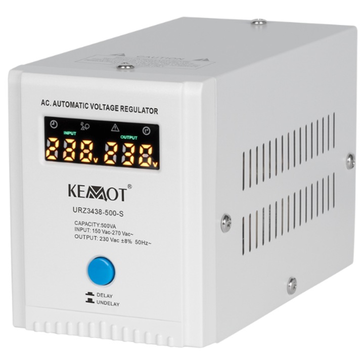 Автоматичен стабилизатор на напрежение 500VA Kemot