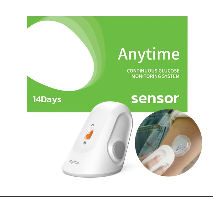 Senzor de schimb pentru Sistem Monitorizare Continua Glicemie - Anytime CT3 - 14 zile ( senzor + aplicator )
