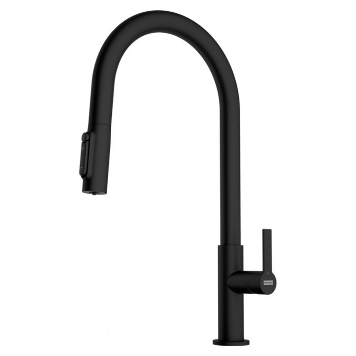 Baterie Franke Maris Clear Water Dus Matte Black