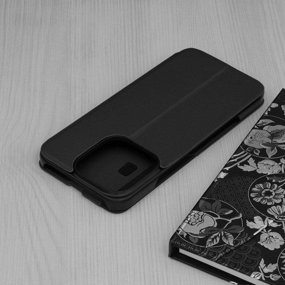 Husa pentru Honor 400 Lite Tip Carte, S-View, Functie de Stand, Calitate Premium, Antisoc, Protectie Sporita, Negru