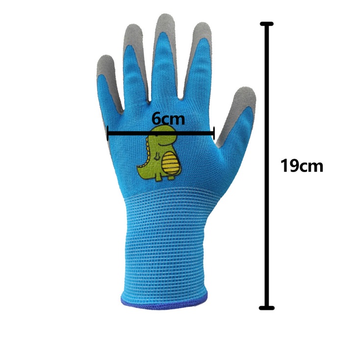 Manusi gradinarit copii set 3 perechi, 19x6cm