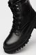 GUESS, Bocanci de piele, Negru, 36