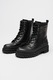 GUESS, Bocanci de piele, Negru, 36