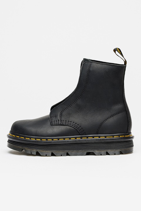 Dr. Martens, Унисекс кожени ботуши Zebzag, Черен