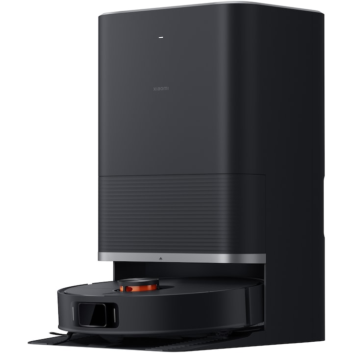 Робот прахосмукачка Xiaomi X20 Max BHR9220EU, Прахосмукачка и моп, 8000 Pa, Автономия 120 мин, 5200mAh, Контейнер за прах 400мл, Четка против заплит, Разтег рамо за моп, Многофункц станция с автомат измиване при 55°C и бързо сушене с горещ въздух, Черен